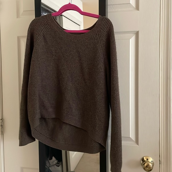 Vince Olive green waffle sweater - Picture 1 of 3